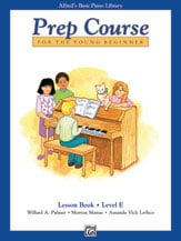 Alfred's Prep Course for the Young Beginner piano sheet music cover